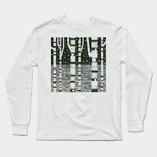 Night Birches Long Sleeve T-Shirt